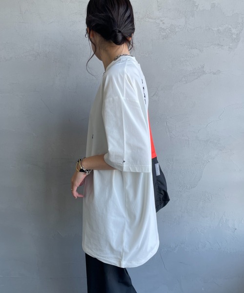 MARMOT（マーモット）の「【WEB先行予約】[Marmot/マーモット] 別注 ドローコード付き バーティカルロゴ バックプリントTシャツ（Tシャツ/カットソー・レディース・ホワイト/ベージュ/ブラック・S/M/L/XL）」の17枚目の写真