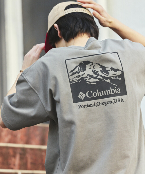 FREAK'S STORE(フリークスストア)の「限定展開 Columbia×FREAK'S STORE/コロンビア 別注 インペリアルパーク バックプリント クルーネックTシャツ(Tシャツ/カットソー・メンズ・チャコールグレー/アッシュグレー/ホワイト/グレー系その他/ブラック/ブラック系その他/ダークグレー/ベージュ/ベージュ系その他/ホワイト系その他・X-LARGE/LARGE/MEDIUM/SMALL)」の9枚目の写真