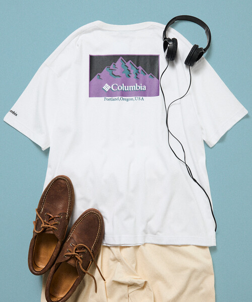 FREAK'S STORE(フリークスストア)の「限定展開 Columbia×FREAK'S STORE/コロンビア 別注 インペリアルパーク バックプリント クルーネックTシャツ(Tシャツ/カットソー・メンズ・チャコールグレー/アッシュグレー/ホワイト/グレー系その他/ブラック/ブラック系その他/ダークグレー/ベージュ/ベージュ系その他/ホワイト系その他・X-LARGE/LARGE/MEDIUM/SMALL)」の3枚目の写真