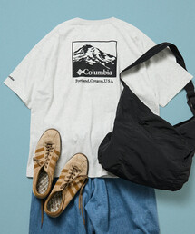 Columbia（コロンビア）の「限定展開 Columbia×FREAK'S STORE/コロンビア 別注 インペリアルパーク バックプリント クルーネックTシャツ（Tシャツ/カットソー）」