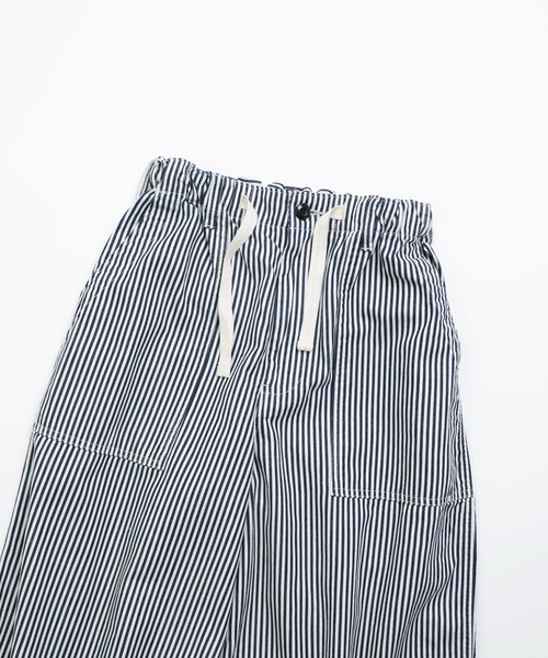 OMNIGOD womens / オムニゴッド] ヒッコリーデニム パラシュート