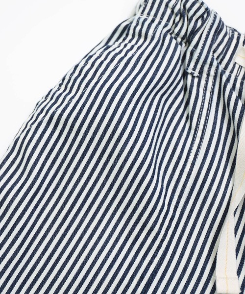 OMNIGOD womens / オムニゴッド] ヒッコリーデニム パラシュート