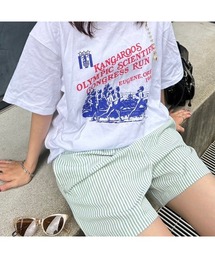 ストライプショートパンツ