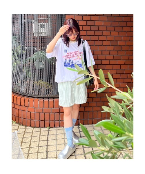 Flugge(フラッジー)の「ストライプショートパンツ(その他パンツ・レディース・ブルー/ミント・FREE)」の21枚目の写真