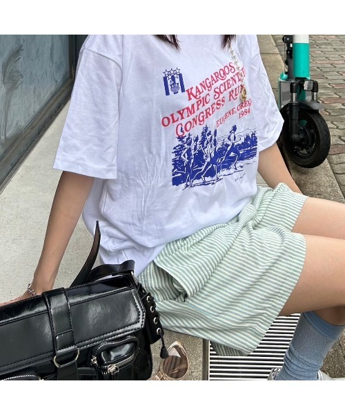Flugge(フラッジー)の「ストライプショートパンツ(その他パンツ・レディース・ブルー/ミント・FREE)」の22枚目の写真
