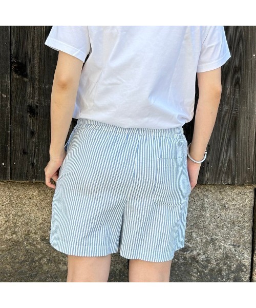Flugge(フラッジー)の「ストライプショートパンツ(その他パンツ・レディース・ブルー/ミント・FREE)」の6枚目の写真