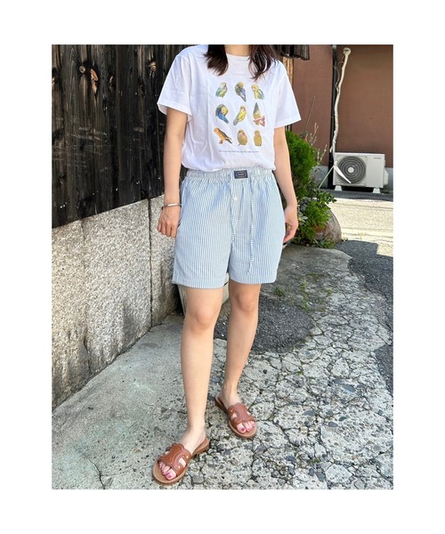 Flugge(フラッジー)の「ストライプショートパンツ(その他パンツ・レディース・ブルー/ミント・FREE)」の8枚目の写真