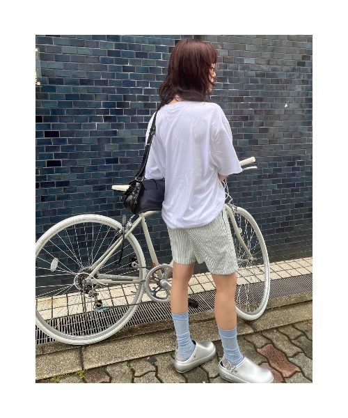 Flugge(フラッジー)の「ストライプショートパンツ(その他パンツ・レディース・ブルー/ミント・FREE)」の12枚目の写真
