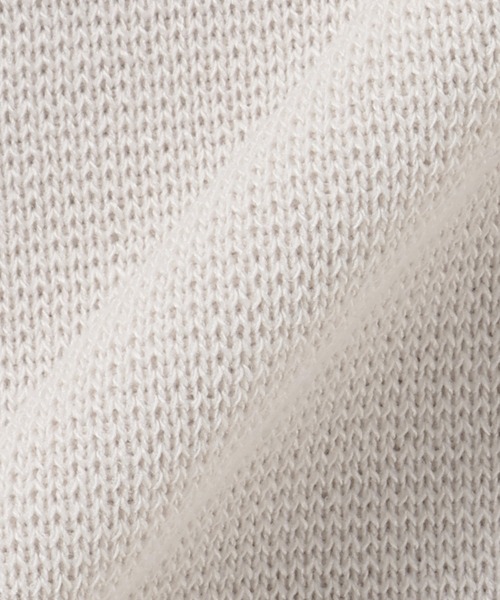 TOKYO SHIRTS（トウキョウシャツ）の「ミラノリブ Ｄカンベルト付 ニットベスト（ベスト・レディース・ライトグレー/オフホワイト・M/L）」の8枚目の写真