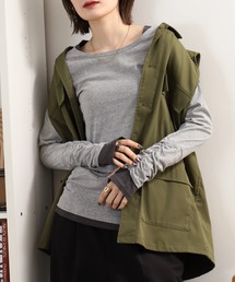 フェイクレイヤードロングTシャツ