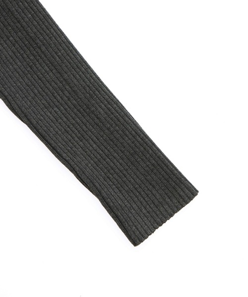 ANAP(アナップ)の「リブニットフラップポケット ダブルジップ トップス(ニット/セーター・レディース・ブルー/ダークグレー/ライトグレー・F)」の19枚目の写真