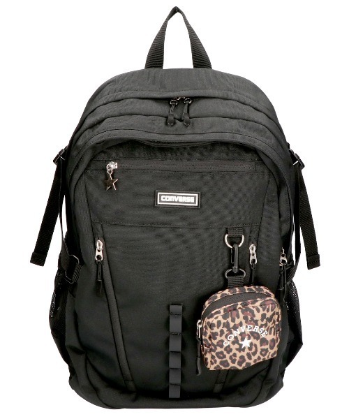 CONVERSE(コンバース)の「【CONVERSE/コンバース】RUBBER PATCH BACKPACK / バックパック(バックパック/リュック・レディース・シルバー/アイボリー/ブラック/ベージュ・FREE)」の4枚目の写真