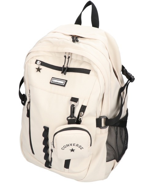 CONVERSE(コンバース)の「【CONVERSE/コンバース】RUBBER PATCH BACKPACK / バックパック(バックパック/リュック・レディース・シルバー/アイボリー/ブラック/ベージュ・FREE)」の11枚目の写真