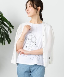 和紙コットン混シアーカーディガン