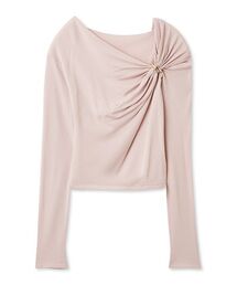 SNIDEL | デザインメタルドレープニットプルオーバー(ニット/セーター)