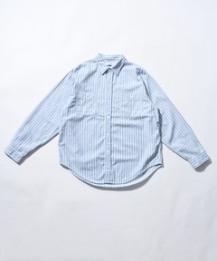 インディゴセルヴィッチロングスリーブワークシャツ