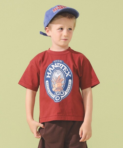 こども ビームス(コドモビームス)の「HANDTEX / 別注 FOOD Tシャツ 2026SS(100~160cm)プリントT ハンドテックス 食べ物Tシャツ(Tシャツ/カットソー・キッズ・レッド系その他7/ホワイト系その他5/グレー・160/150/140/130/120/110/100)」の3枚目の写真