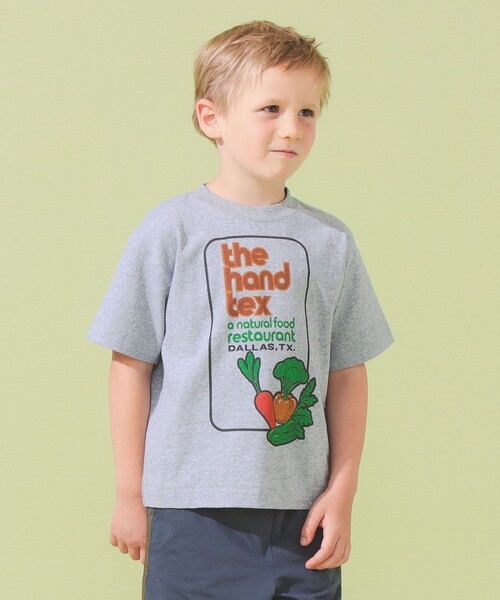 こども ビームス(コドモビームス)の「HANDTEX / 別注 FOOD Tシャツ 2026SS(100~160cm)プリントT ハンドテックス 食べ物Tシャツ(Tシャツ/カットソー・キッズ・レッド系その他7/ホワイト系その他5/グレー・160/150/140/130/120/110/100)」の19枚目の写真