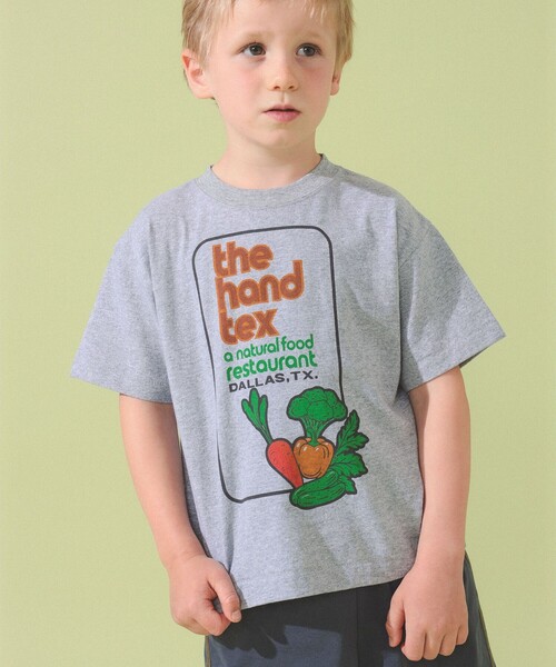こども ビームス(コドモビームス)の「HANDTEX / 別注 FOOD Tシャツ 2026SS(100~160cm)プリントT ハンドテックス 食べ物Tシャツ(Tシャツ/カットソー・キッズ・レッド系その他7/ホワイト系その他5/グレー・160/150/140/130/120/110/100)」の20枚目の写真
