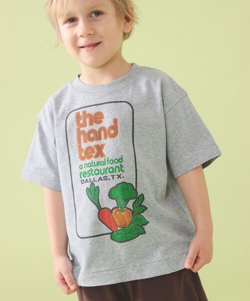 こども ビームス(コドモビームス)の「HANDTEX / 別注 FOOD Tシャツ 2026SS(100~160cm)プリントT ハンドテックス 食べ物Tシャツ(Tシャツ/カットソー・キッズ・レッド系その他7/ホワイト系その他5/グレー・160/150/140/130/120/110/100)」の21枚目の写真