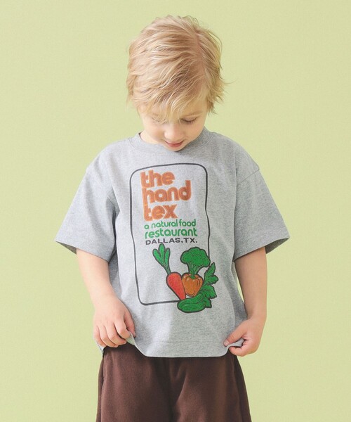 こども ビームス(コドモビームス)の「HANDTEX / 別注 FOOD Tシャツ 2026SS(100~160cm)プリントT ハンドテックス 食べ物Tシャツ(Tシャツ/カットソー・キッズ・レッド系その他7/ホワイト系その他5/グレー・160/150/140/130/120/110/100)」の22枚目の写真