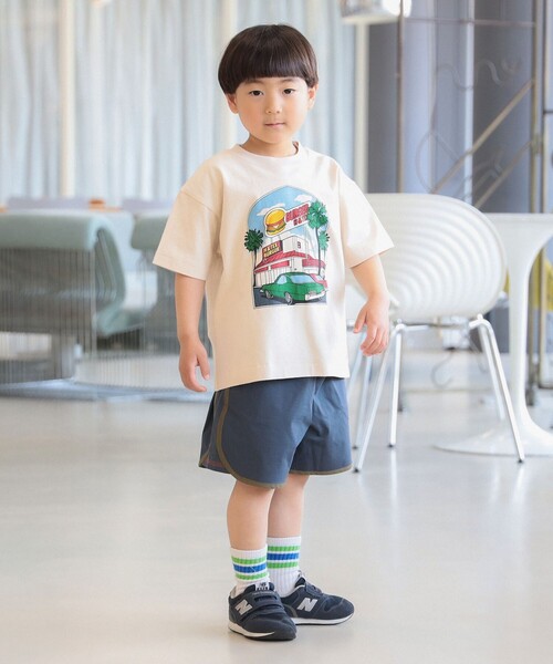 こども ビームス(コドモビームス)の「HANDTEX / 別注 FOOD Tシャツ 2026SS(100~160cm)プリントT ハンドテックス 食べ物Tシャツ(Tシャツ/カットソー・キッズ・レッド系その他7/ホワイト系その他5/グレー・160/150/140/130/120/110/100)」の4枚目の写真