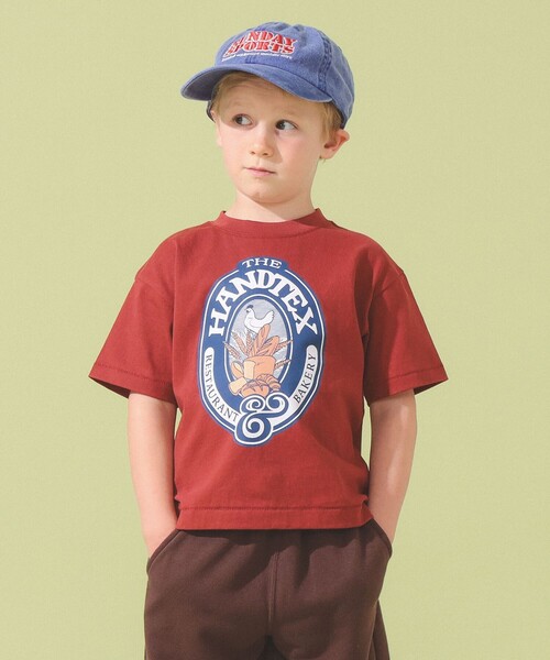 こども ビームス(コドモビームス)の「HANDTEX / 別注 FOOD Tシャツ 2026SS(100~160cm)プリントT ハンドテックス 食べ物Tシャツ(Tシャツ/カットソー・キッズ・レッド系その他7/ホワイト系その他5/グレー・160/150/140/130/120/110/100)」の6枚目の写真
