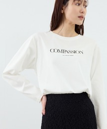 ROPE' PICNIC | RENUロゴプリントロングTシャツ/UVカット・イージーケア(Tシャツ/カットソー)