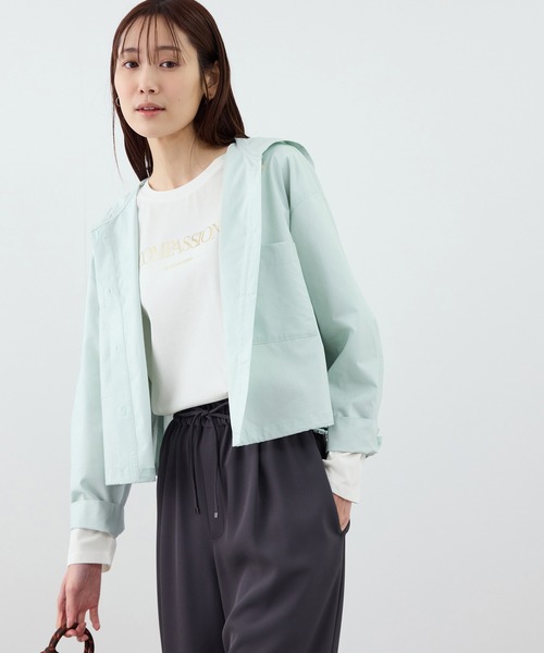 ROPE' PICNIC（ロペピクニック）の「RENUロゴプリントロングTシャツ/UVカット・イージーケア（Tシャツ/カットソー・レディース・ホワイト系その他2/ホワイト/ホワイト系その他・FREE）」の14枚目の写真