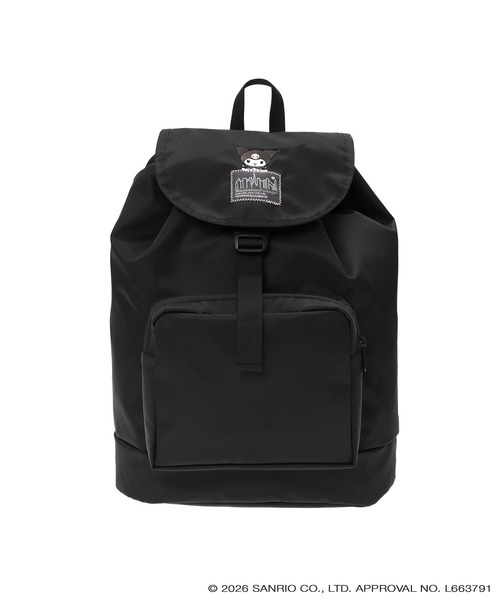 Manhattan Portage（マンハッタンポーテージ）の「DAKOTA BACKPACK FLIGHT NYLON BACKING KRM（バックパック/リュック・レディース・ブラック・MEDIUM）」の2枚目の写真