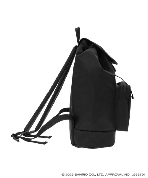 Manhattan Portage（マンハッタンポーテージ）の「DAKOTA BACKPACK FLIGHT NYLON BACKING KRM（バックパック/リュック・レディース・ブラック・MEDIUM）」の3枚目の写真