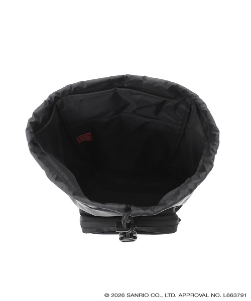 Manhattan Portage（マンハッタンポーテージ）の「DAKOTA BACKPACK FLIGHT NYLON BACKING KRM（バックパック/リュック・レディース・ブラック・MEDIUM）」の6枚目の写真