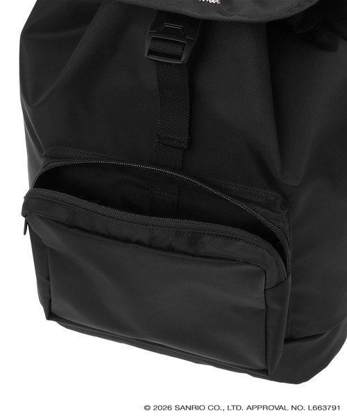 Manhattan Portage（マンハッタンポーテージ）の「DAKOTA BACKPACK FLIGHT NYLON BACKING KRM（バックパック/リュック・レディース・ブラック・MEDIUM）」の7枚目の写真