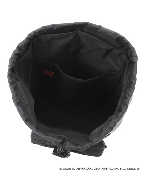 Manhattan Portage（マンハッタンポーテージ）の「DAKOTA BACKPACK FLIGHT NYLON BACKING KRM（バックパック/リュック・レディース・ブラック・MEDIUM）」の8枚目の写真