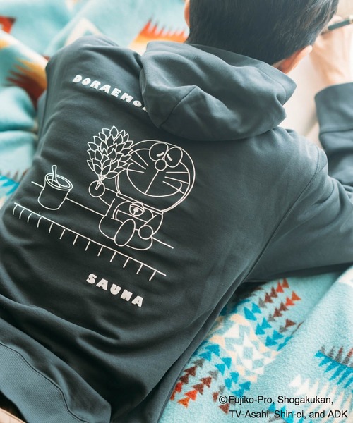 TETERA（テテラ）の「【LW】【it】【TETERA×ドラえもん】UNISEX KIDS PULL SAUNA PARKA（パーカー・レディース・スミクロ/グレー/オフホワイト・XL/110）」の17枚目の写真