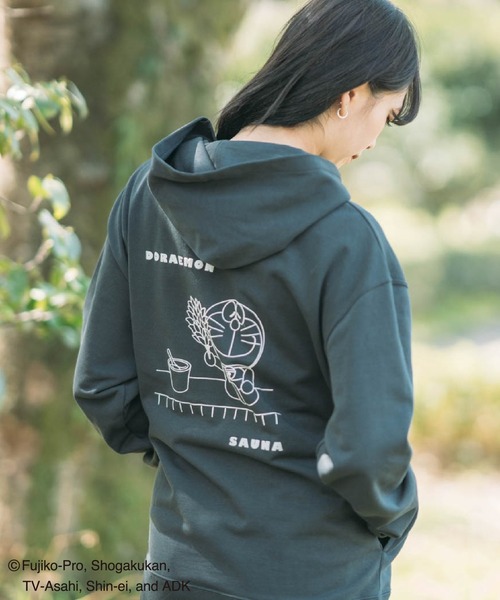 TETERA（テテラ）の「【LW】【it】【TETERA×ドラえもん】UNISEX KIDS PULL SAUNA PARKA（パーカー・レディース・スミクロ/グレー/オフホワイト・XL/110）」の16枚目の写真