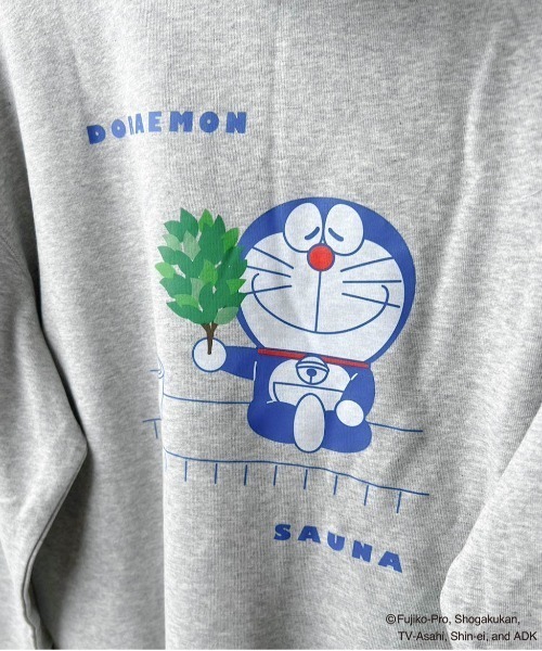 TETERA（テテラ）の「【LW】【it】【TETERA×ドラえもん】UNISEX KIDS PULL SAUNA PARKA（パーカー・レディース・スミクロ/グレー/オフホワイト・XL/110）」の6枚目の写真