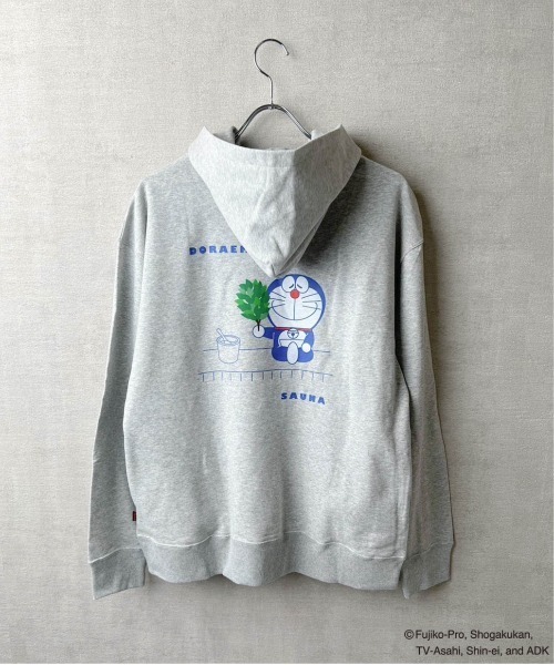 TETERA（テテラ）の「【LW】【it】【TETERA×ドラえもん】UNISEX KIDS PULL SAUNA PARKA（パーカー・レディース・スミクロ/グレー/オフホワイト・XL/110）」の4枚目の写真