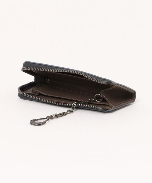 genten(ゲンテン)の「コルサ 小銭キーケース(キーケース/キーアクセサリー・メンズ・グレイッシュベージュ/ブルーグレー・FREE)」の4枚目の写真