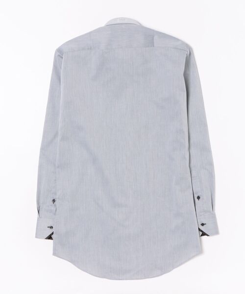 TOKYO SHIRTS(トウキョウシャツ)の「【超形態安定】 形態安定ノンアイロン ボタンダウン 長袖ビジネスワイシャツ(大きいサイズ・長いサイズ)(ビジネスシャツ・メンズ・グレー・首回り45cm-裄丈86cm/首回り45cm-裄丈82cm/首回り43cm-裄丈90cm/首回り42cm-裄丈90cm/首回り41cm-裄丈90cm/首回り39cm-裄丈88cm/首回り45cm-裄丈90cm/首回り47cm-裄丈86cm/首回り47cm-裄丈90cm)」の7枚目の写真