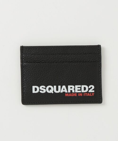 【新品】ディースクエアード DSQUARED2 レザー ロゴ カードケース ブラック【メンズ】 セール/ブランド古着】カードケース（カードケース）｜DSQUARED2