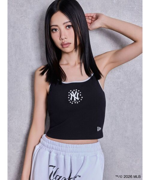 NEW ERA（ニューエラ）の「【MLB × New Era ×GYDA】bijouバイカラーキャミビスチェ（キャミソール・レディース・ブラック/アイボリー/その他3・FREE）」の3枚目の写真