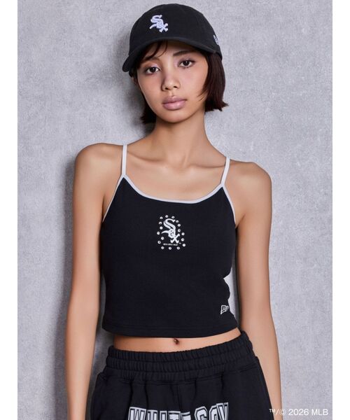 NEW ERA（ニューエラ）の「【MLB × New Era ×GYDA】bijouバイカラーキャミビスチェ（キャミソール・レディース・ブラック/アイボリー/その他3・FREE）」の8枚目の写真