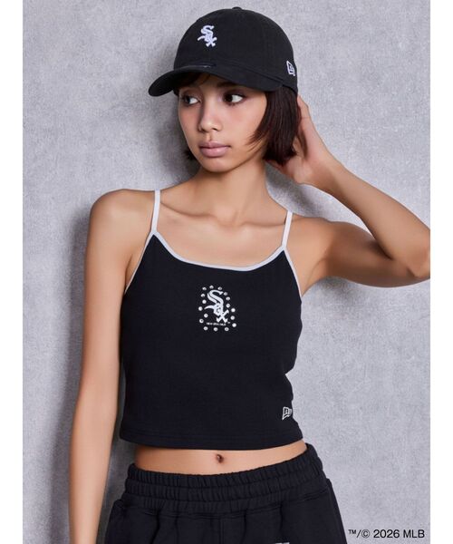 NEW ERA（ニューエラ）の「【MLB × New Era ×GYDA】bijouバイカラーキャミビスチェ（キャミソール・レディース・ブラック/アイボリー/その他3・FREE）」の9枚目の写真
