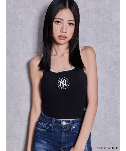 NEW ERA（ニューエラ）の「【MLB × New Era ×GYDA】bijouバイカラーキャミビスチェ（キャミソール・レディース・ブラック/アイボリー/その他3・FREE）」の16枚目の写真