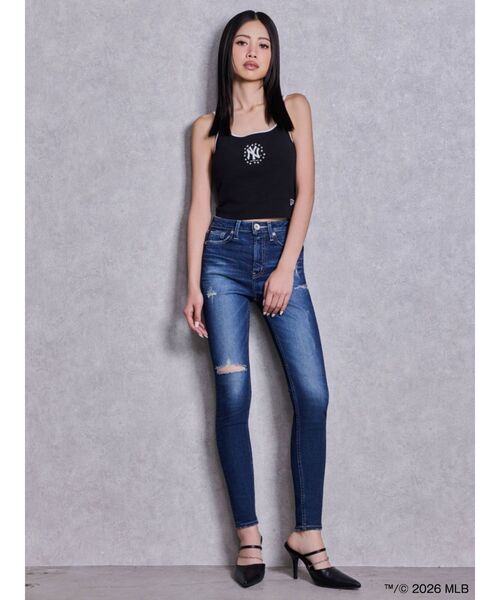 NEW ERA（ニューエラ）の「【MLB × New Era ×GYDA】bijouバイカラーキャミビスチェ（キャミソール・レディース・ブラック/アイボリー/その他3・FREE）」の18枚目の写真