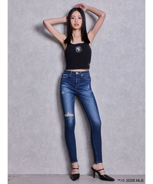 NEW ERA（ニューエラ）の「【MLB × New Era ×GYDA】bijouバイカラーキャミビスチェ（キャミソール・レディース・ブラック/アイボリー/その他3・FREE）」の19枚目の写真