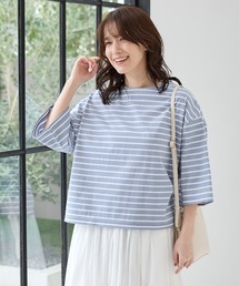 ボーダー 7分袖」に該当するTシャツ/カットソーファッション通販