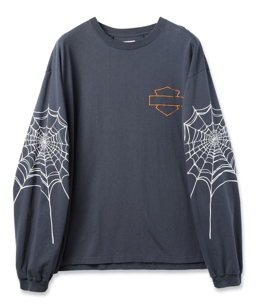 JIEDA(ジエダ)の「SPYDER LONG SLEEVE(Tシャツ/カットソー・メンズ・ホワイト/ブラック・2/1)」の7枚目の写真