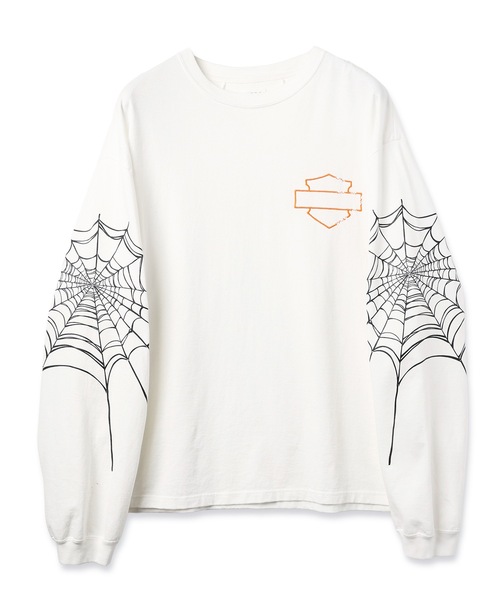 JIEDA(ジエダ)の「SPYDER LONG SLEEVE(Tシャツ/カットソー・メンズ・ホワイト/ブラック・2/1)」の11枚目の写真